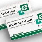 Methyluracil rectal suppositories